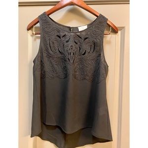 Black pins & Needles Embroidered Top | M